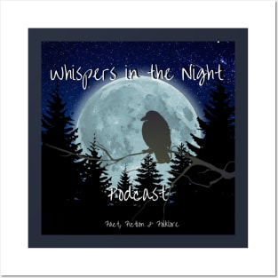 Whispers in the Night Logo (Original 2016) Posters and Art